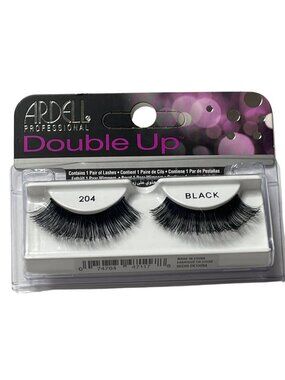 Ardell Double Up 204 Black False Eyelashes Extra Volume Strip Lashes